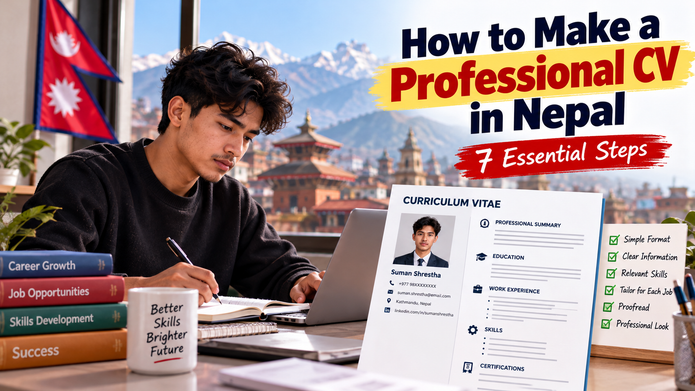 How to make a CV in Nepal – professional CV writing guide for students and fresh graduates
