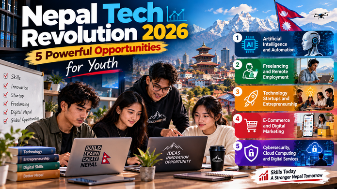 Alternative Text Nepal tech revolution 2026 Generate Alt Learn how to describe the purpose of the image(opens in a new tab). Leave empty if the image is purely decorative.Title Nepal tech revolution 2026 Image Caption Description File URL: https://elevennepal.com/wp-content/uploads/2026/10/Nepal-Tech-Revolution-2026.png Copy URL to clipboard Required fields are marked *